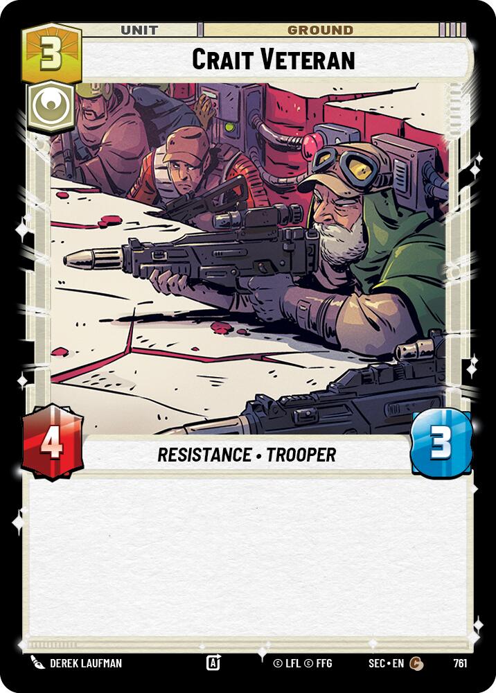 Crait Veteran (761) (Foil) (761) [Secrets of Power] | Odin's Place