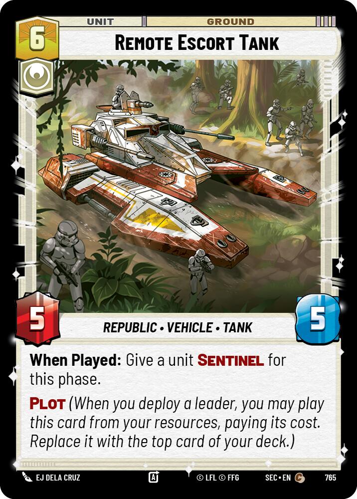 Remote Escort Tank (765) (Foil) (765) [Secrets of Power] | Odin's Place