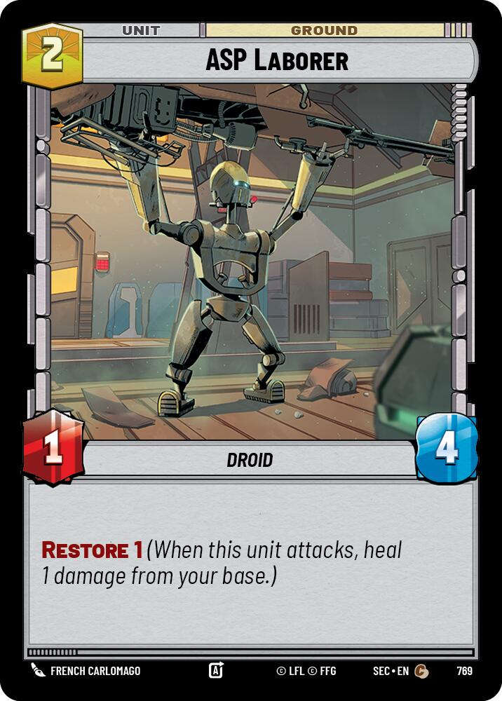 ASP Laborer (769) (Foil) (769) [Secrets of Power] | Odin's Place