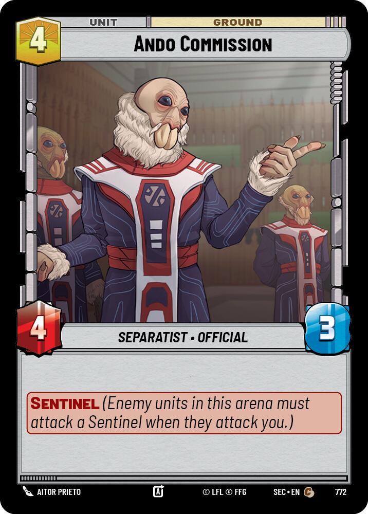 Ando Commission (772) (Foil) (772) [Secrets of Power] | Odin's Place