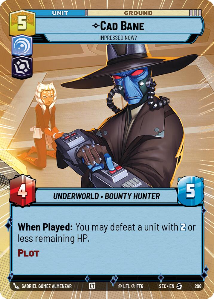 Cad Bane - Impressed Now? (Hyperspace) (298) (298) [Secrets of Power] | Odin's Place