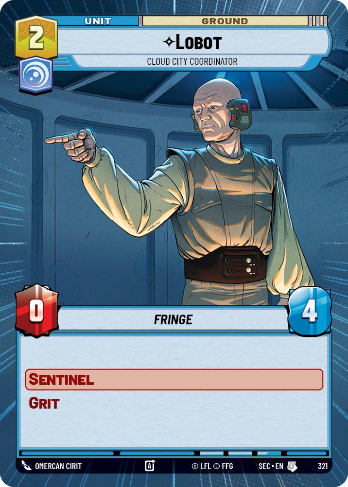 Lobot - Cloud City Coordinator (Hyperspace) (321) (321) [Secrets of Power] | Odin's Place