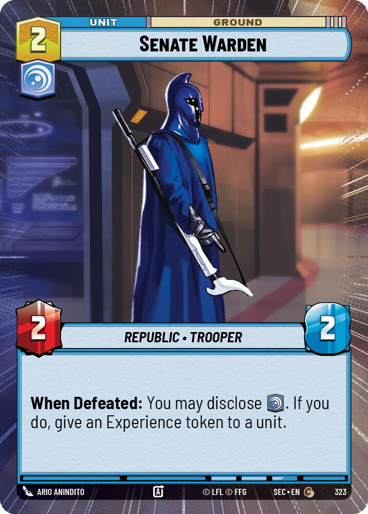 Senate Warden (323) (Hyperspace) (323) [Secrets of Power] | Odin's Place