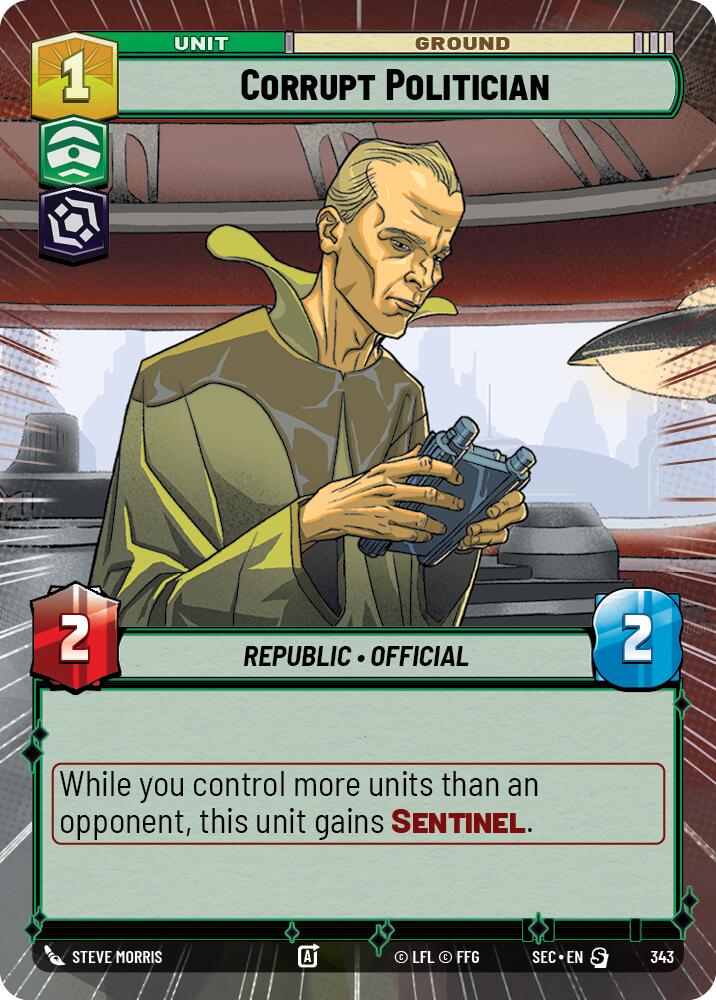 Corrupt Politician (343) (Hyperspace) (343) [Secrets of Power] | Odin's Place