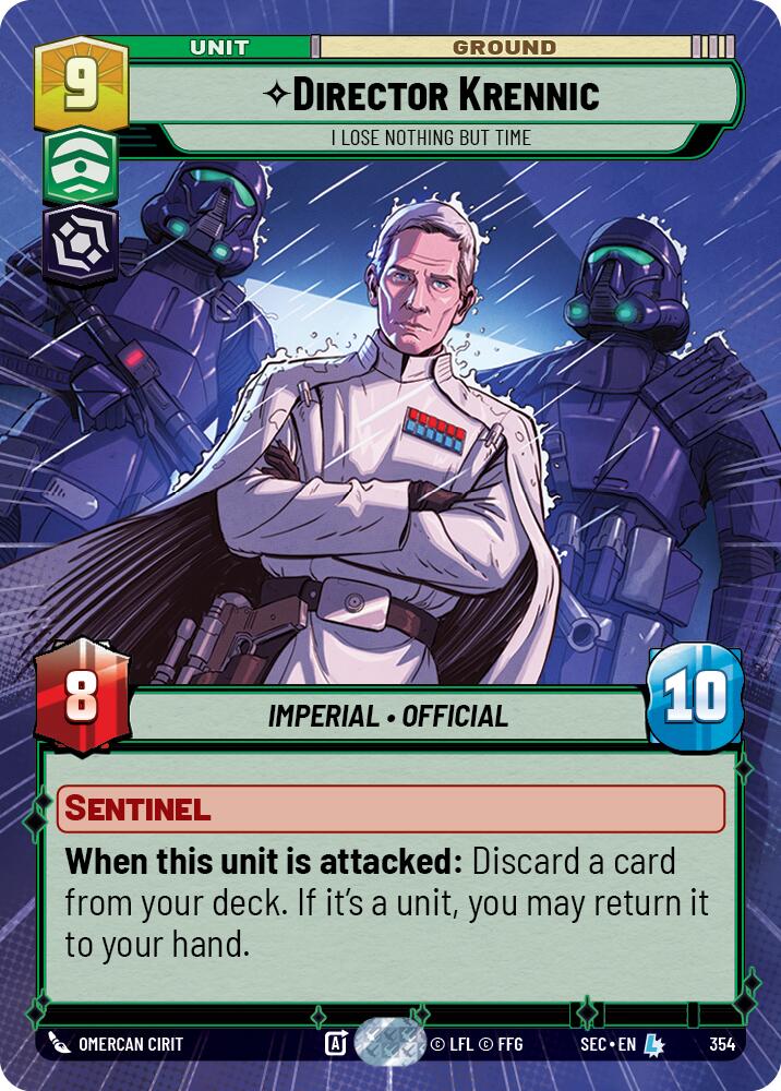 Director Krennic - I Lose Nothing But Time (Hyperspace) (354) (354) [Secrets of Power] | Odin's Place