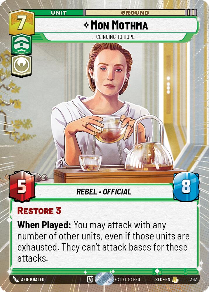 Mon Mothma - Clinging to Hope (Hyperspace) (367) (367) [Secrets of Power] | Odin's Place