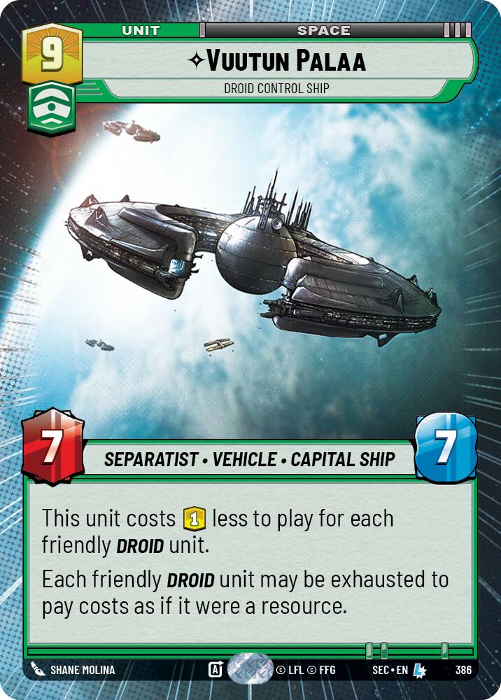 Vuutun Palaa - Droid Control Ship (Hyperspace) (386) (386) [Secrets of Power] | Odin's Place