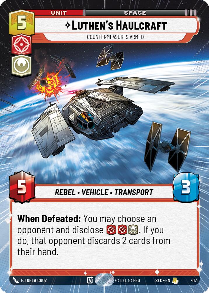 Luthen's Haulcraft - Countermeasures Armed (Hyperspace) (417) (417) [Secrets of Power] | Odin's Place
