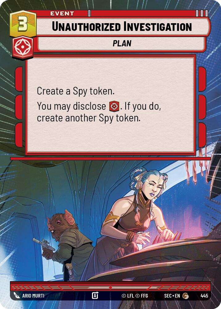 Unauthorized Investigation (445) (Hyperspace) (445) [Secrets of Power] | Odin's Place
