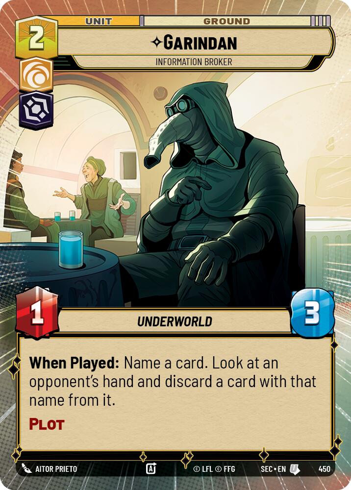 Garindan - Information Broker (Hyperspace) (450) (450) [Secrets of Power] | Odin's Place