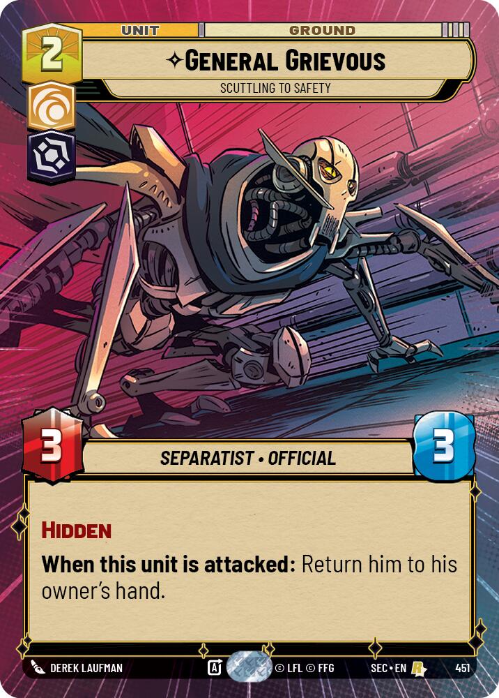 General Grievous - Scuttling to Safety (Hyperspace) (451) (451) [Secrets of Power] | Odin's Place