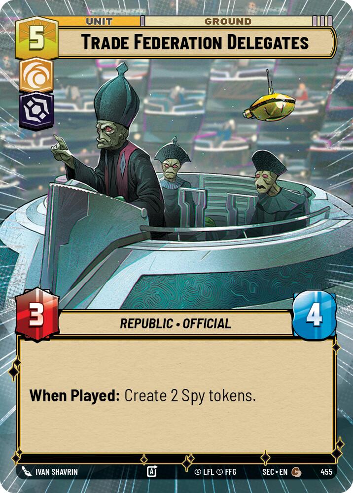 Trade Federation Delegates (455) (Hyperspace) (455) [Secrets of Power] | Odin's Place