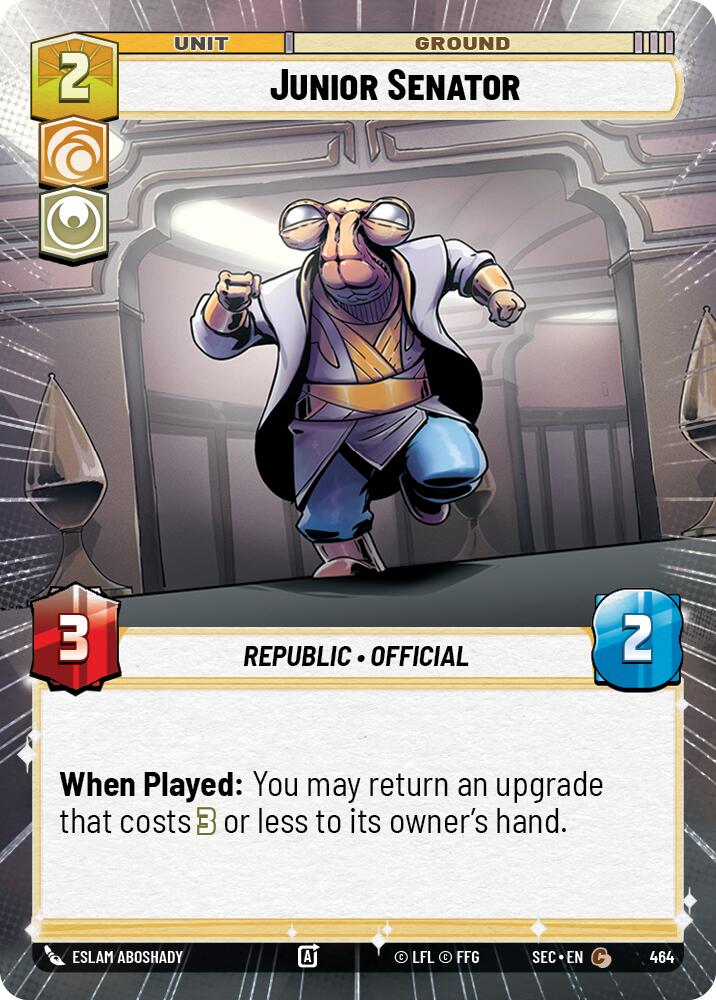 Junior Senator (464) (Hyperspace) (464) [Secrets of Power] | Odin's Place