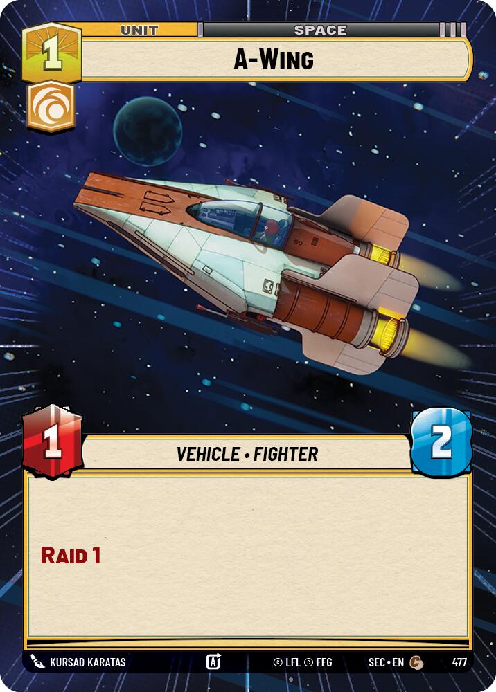A-Wing - Wing (477) (Hyperspace) (477) (477) [Secrets of Power] | Odin's Place