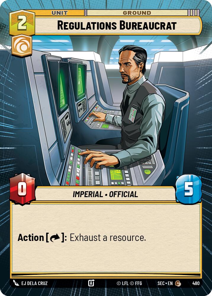 Regulations Bureaucrat (480) (Hyperspace) (480) [Secrets of Power] | Odin's Place