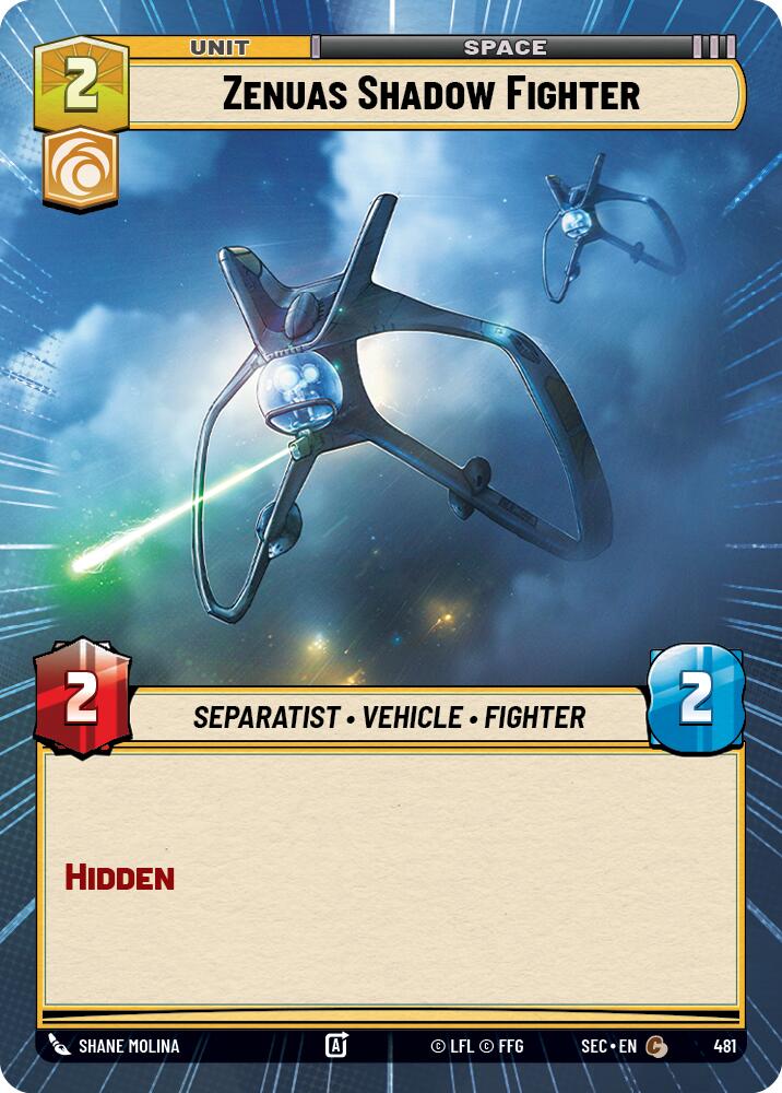 Zenuas Shadow Fighter (481) (Hyperspace) (481) [Secrets of Power] | Odin's Place