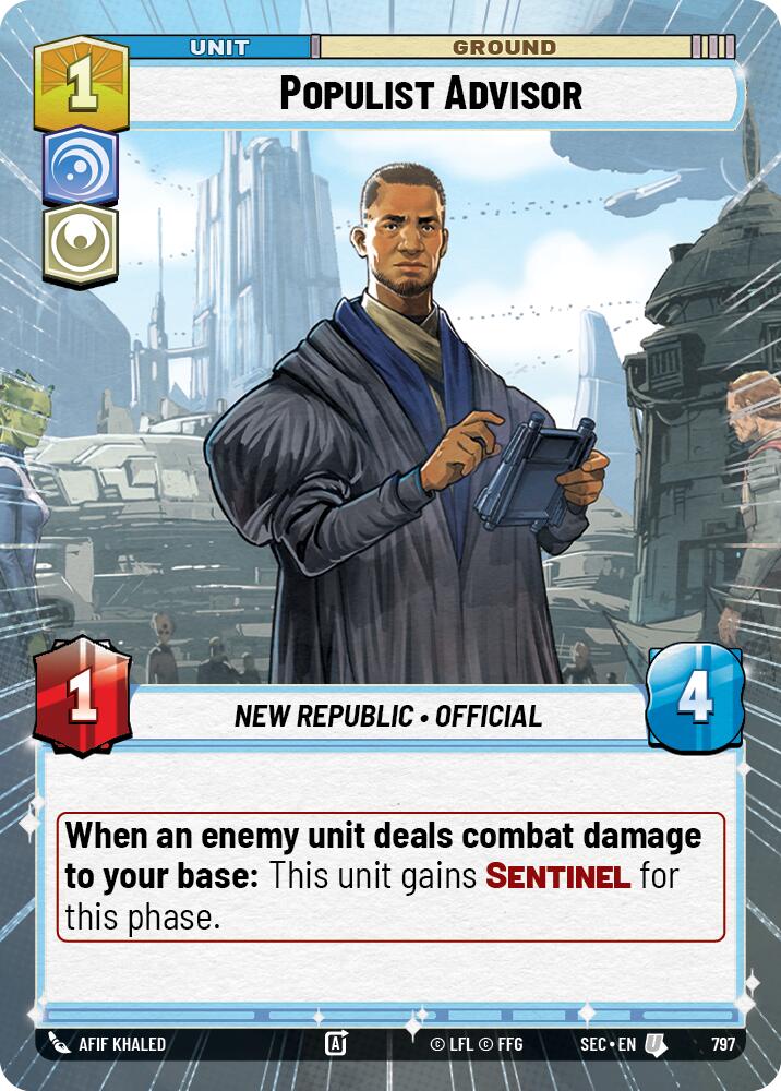 Populist Advisor (797) (Hyperspace Foil) (797) [Secrets of Power] | Odin's Place