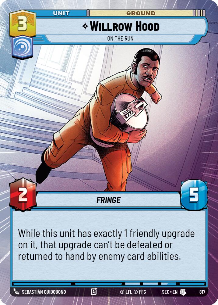 Willrow Hood - On the Run (Hyperspace Foil) (817) (817) [Secrets of Power] | Odin's Place