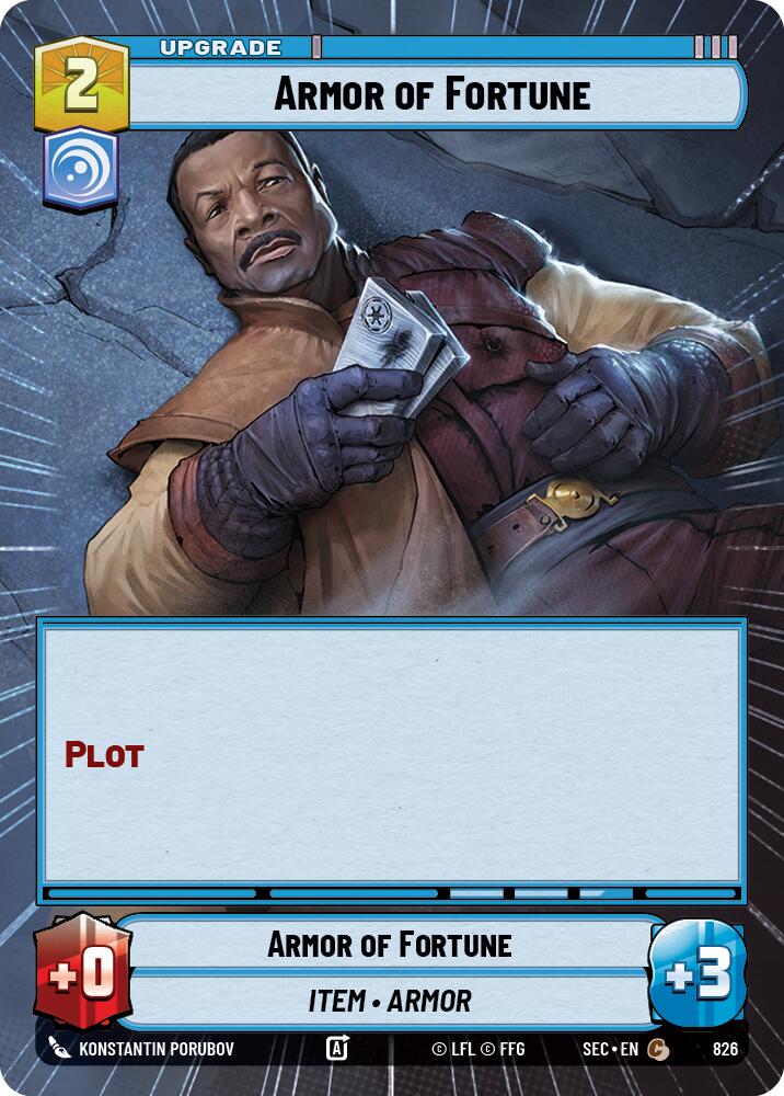 Armor of Fortune (826) (Hyperspace Foil) (826) [Secrets of Power] | Odin's Place