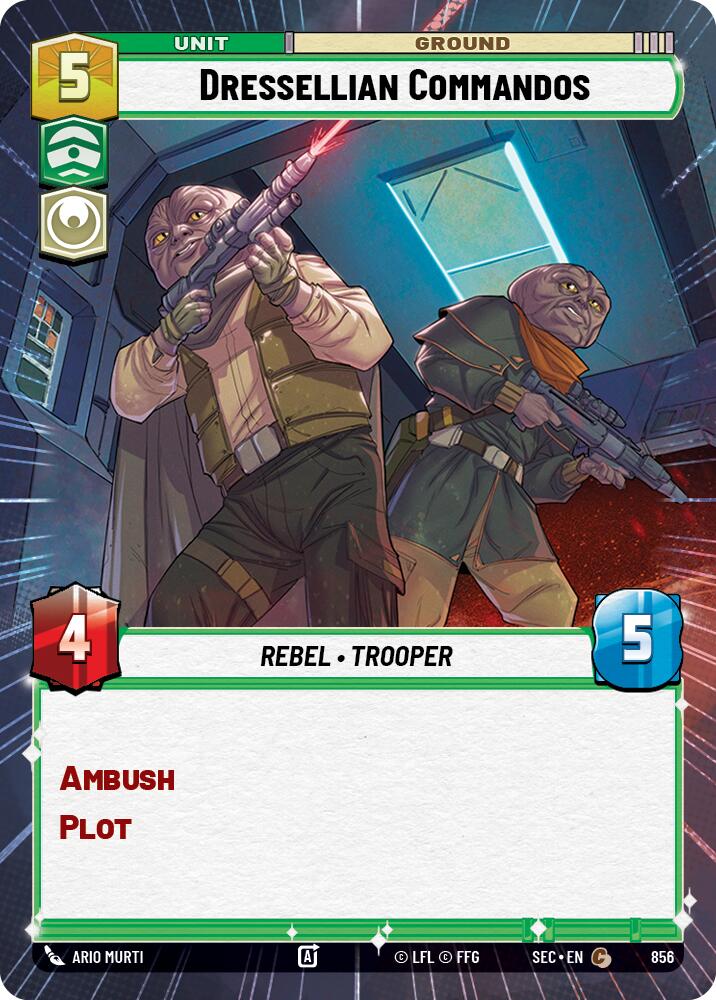 Dressellian Commandos (856) (Hyperspace Foil) (856) [Secrets of Power] | Odin's Place