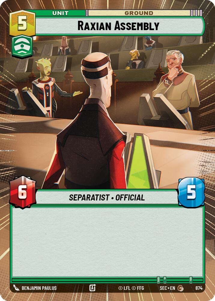 Raxian Assembly (874) (Hyperspace Foil) (874) [Secrets of Power] | Odin's Place