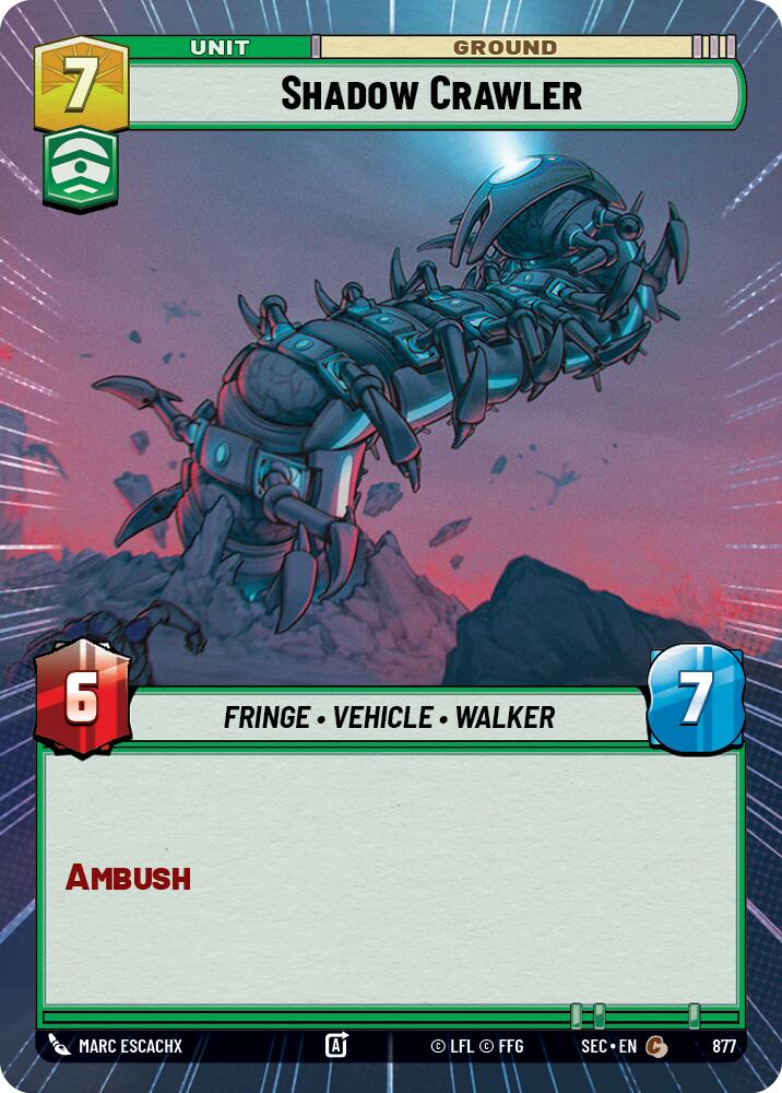 Shadow Crawler (877) (Hyperspace Foil) (877) [Secrets of Power] | Odin's Place
