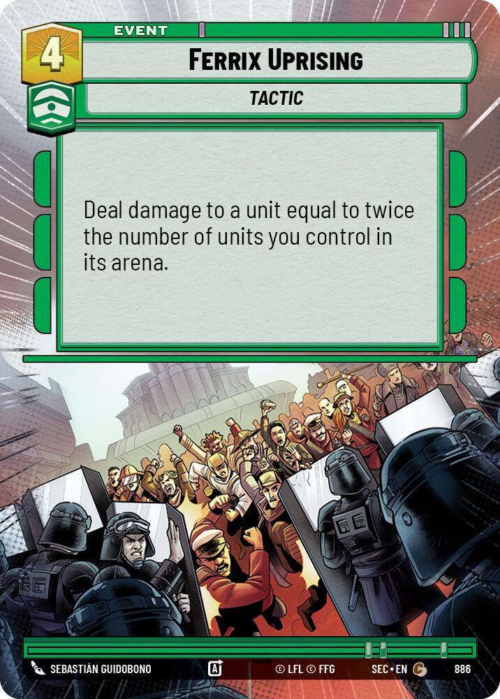 Ferrix Uprising (886) (Hyperspace Foil) (886) [Secrets of Power] | Odin's Place