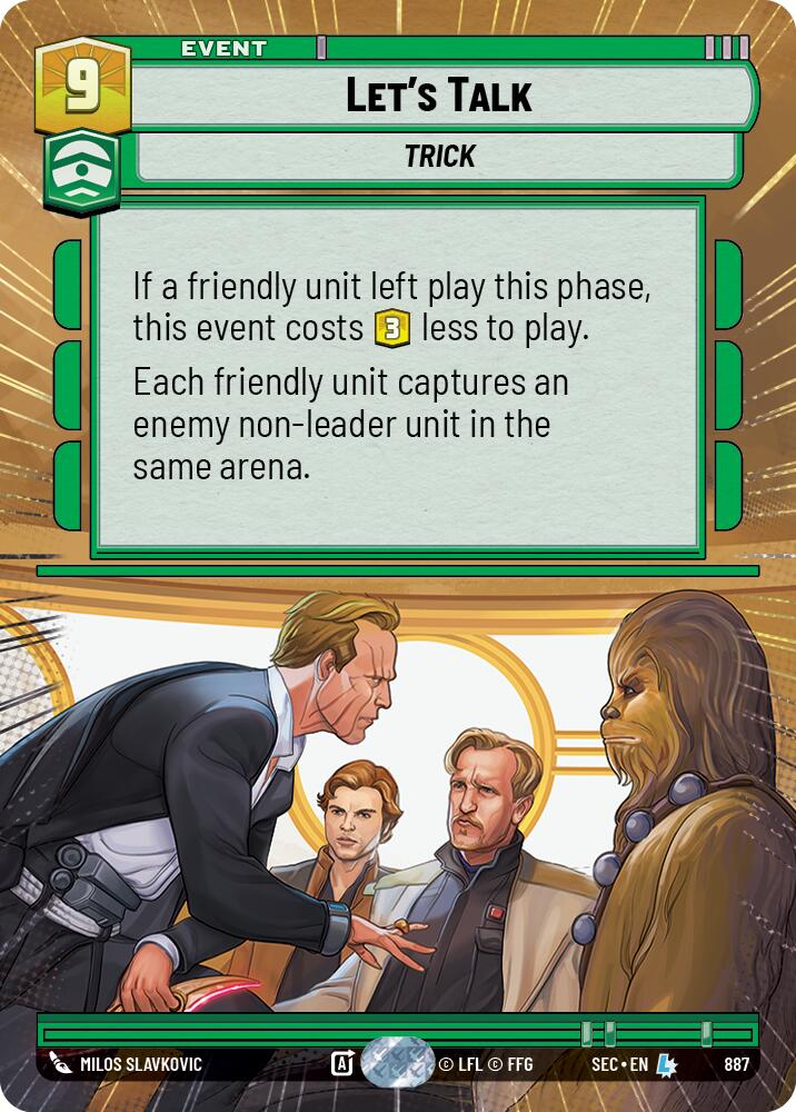 Let's Talk (887) (Hyperspace Foil) (887) [Secrets of Power] | Odin's Place