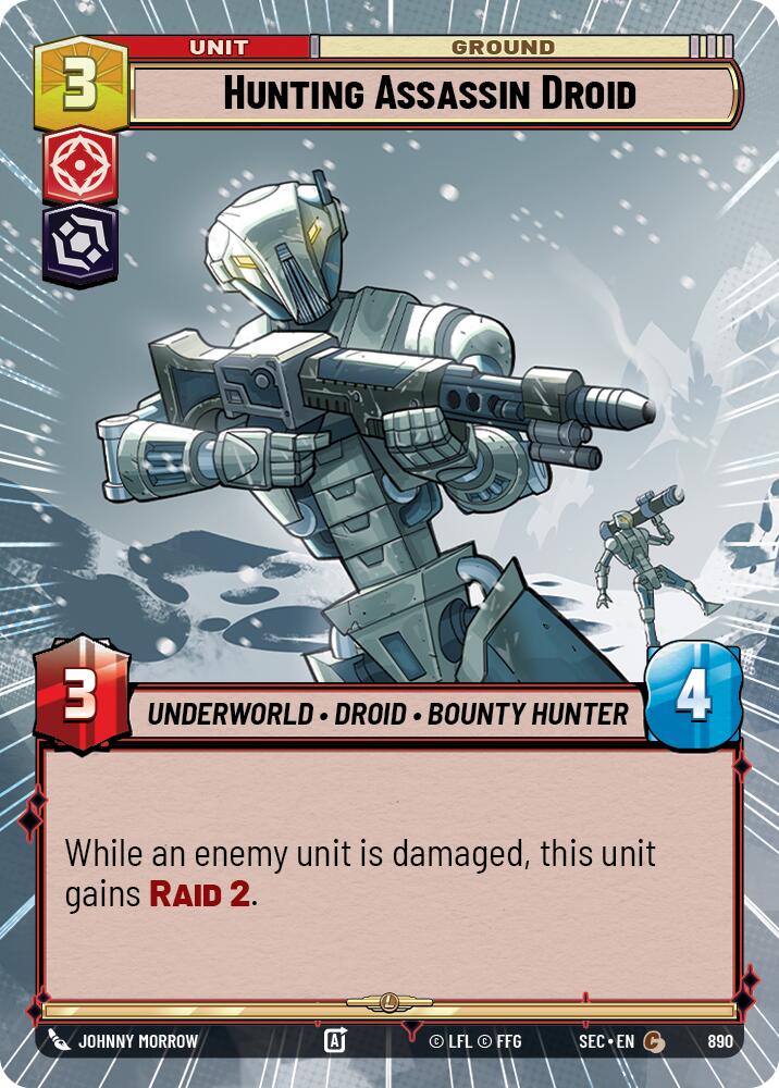 Hunting Assassin Droid (890) (Hyperspace Foil) (890) [Secrets of Power] | Odin's Place