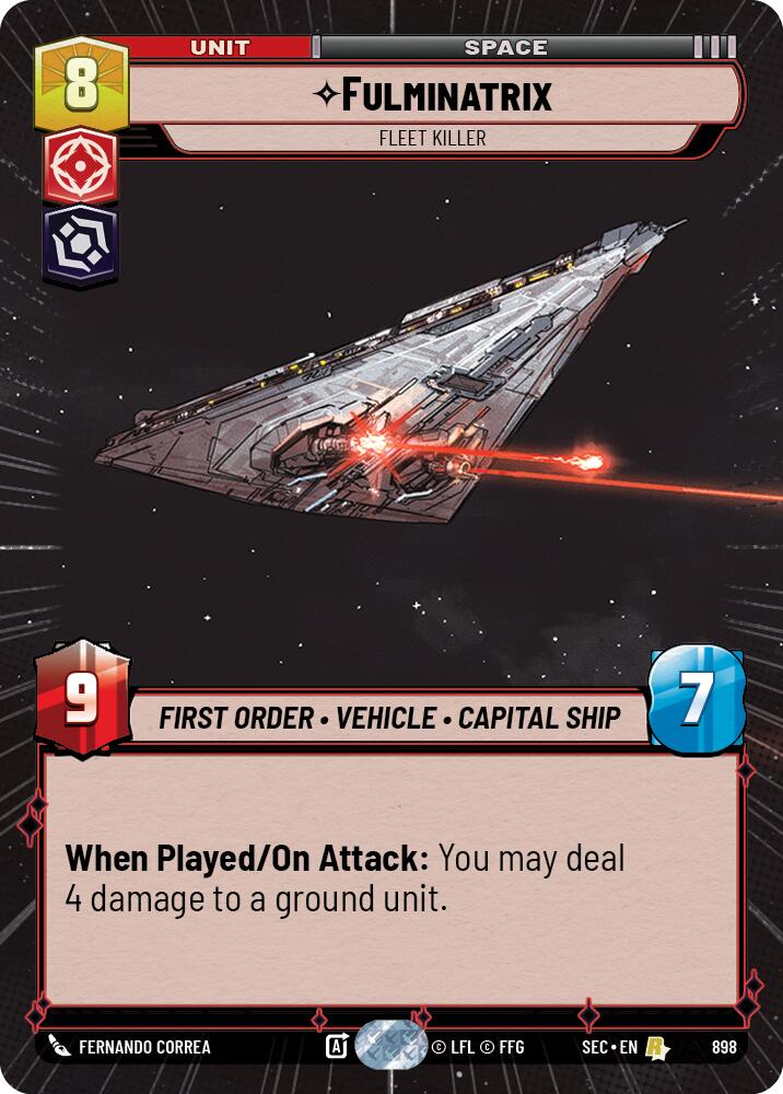 Fulminatrix - Fleet Killer (Hyperspace Foil) (898) (898) [Secrets of Power] | Odin's Place