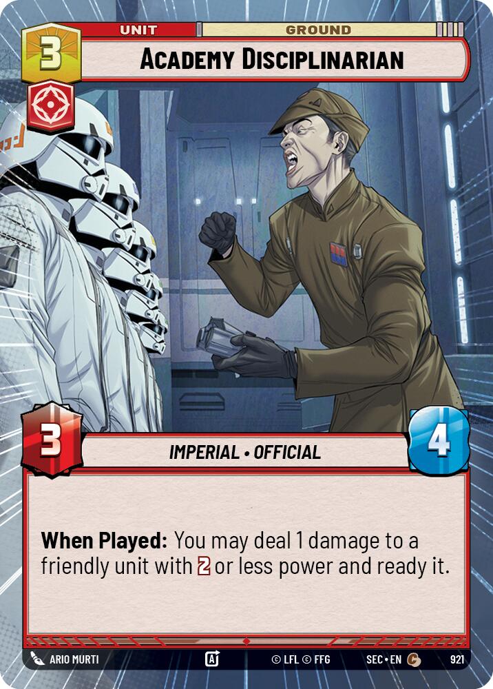 Academy Disciplinarian (921) (Hyperspace Foil) (921) [Secrets of Power] | Odin's Place