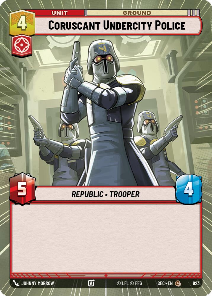 Coruscant Undercity Police (923) (Hyperspace Foil) (923) [Secrets of Power] | Odin's Place
