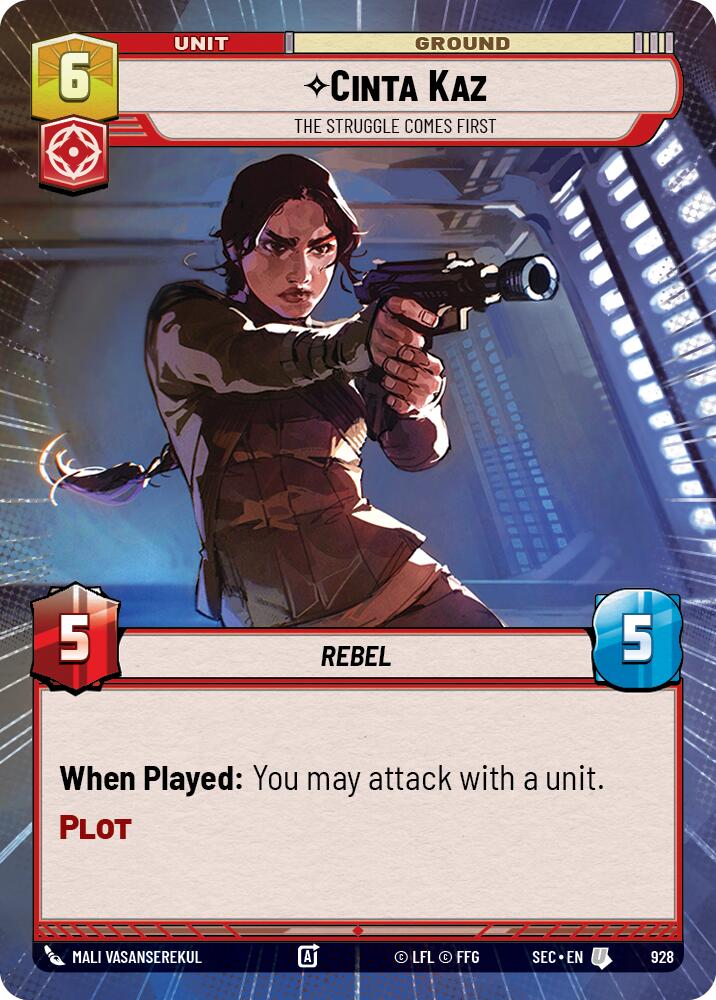 Cinta Kaz - The Struggle Comes First (Hyperspace Foil) (928) (928) [Secrets of Power] | Odin's Place