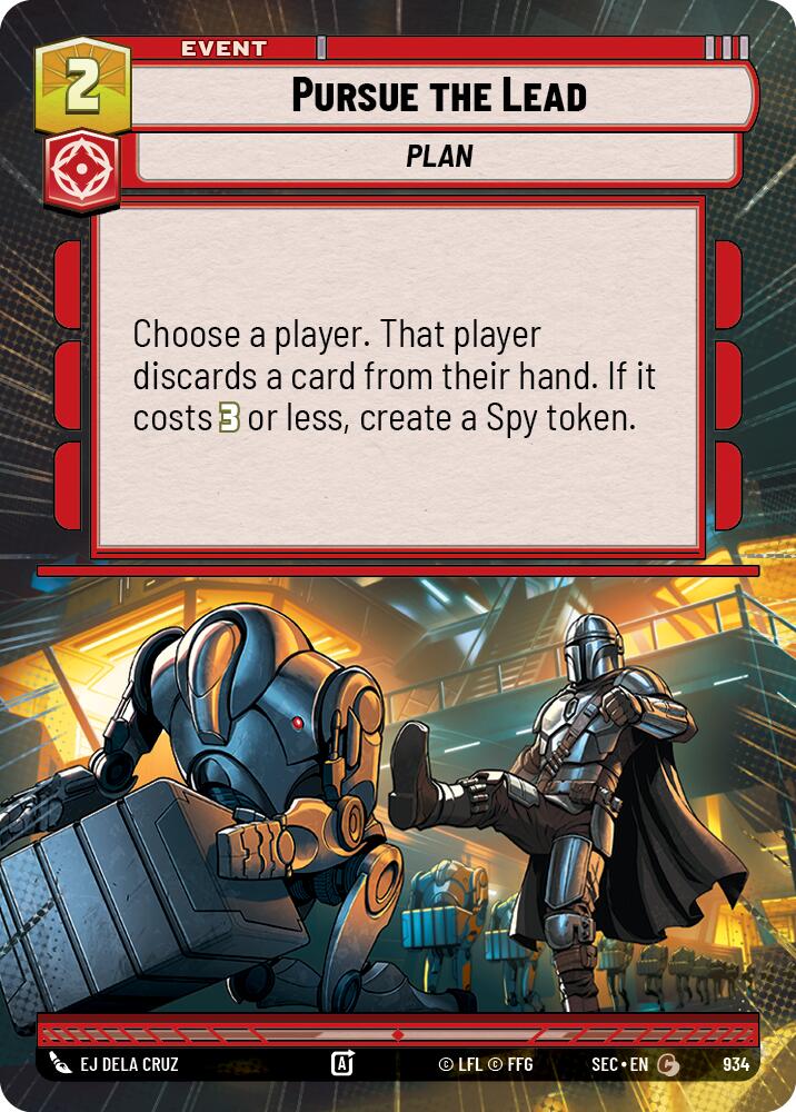 Pursue the Lead (934) (Hyperspace Foil) (934) [Secrets of Power] | Odin's Place