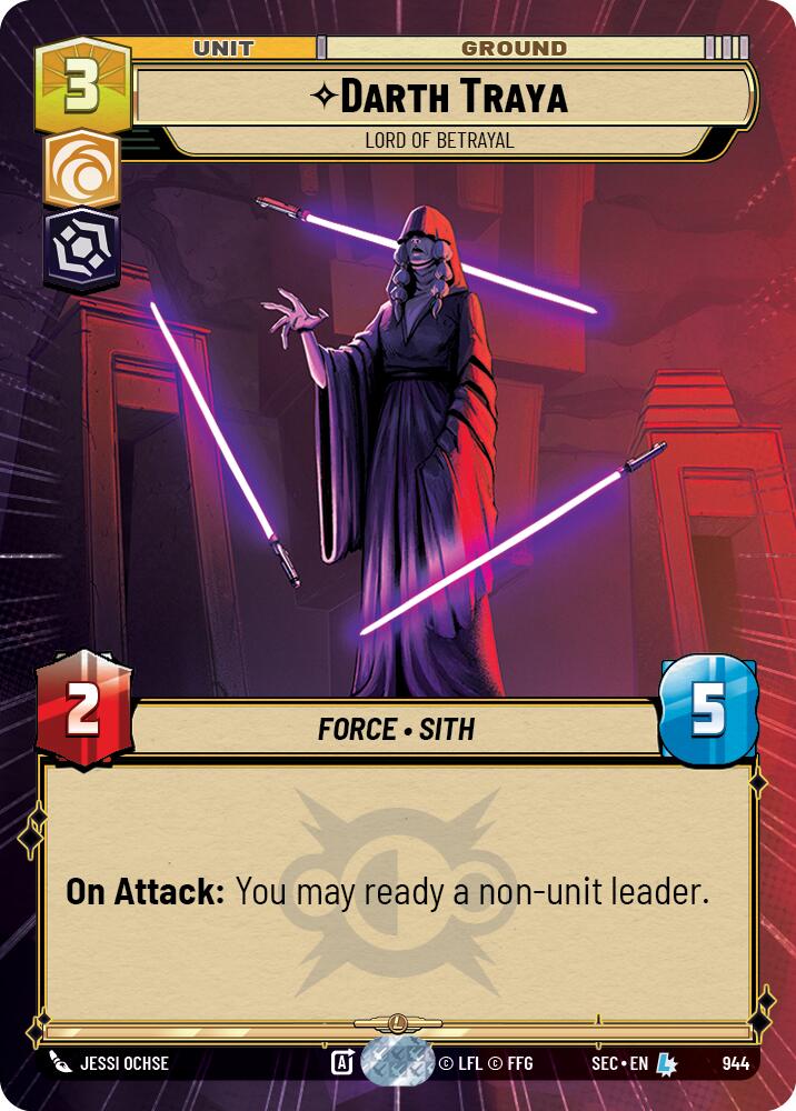 Darth Traya - Lord of Betrayal (Hyperspace Foil) (944) (944) [Secrets of Power] | Odin's Place