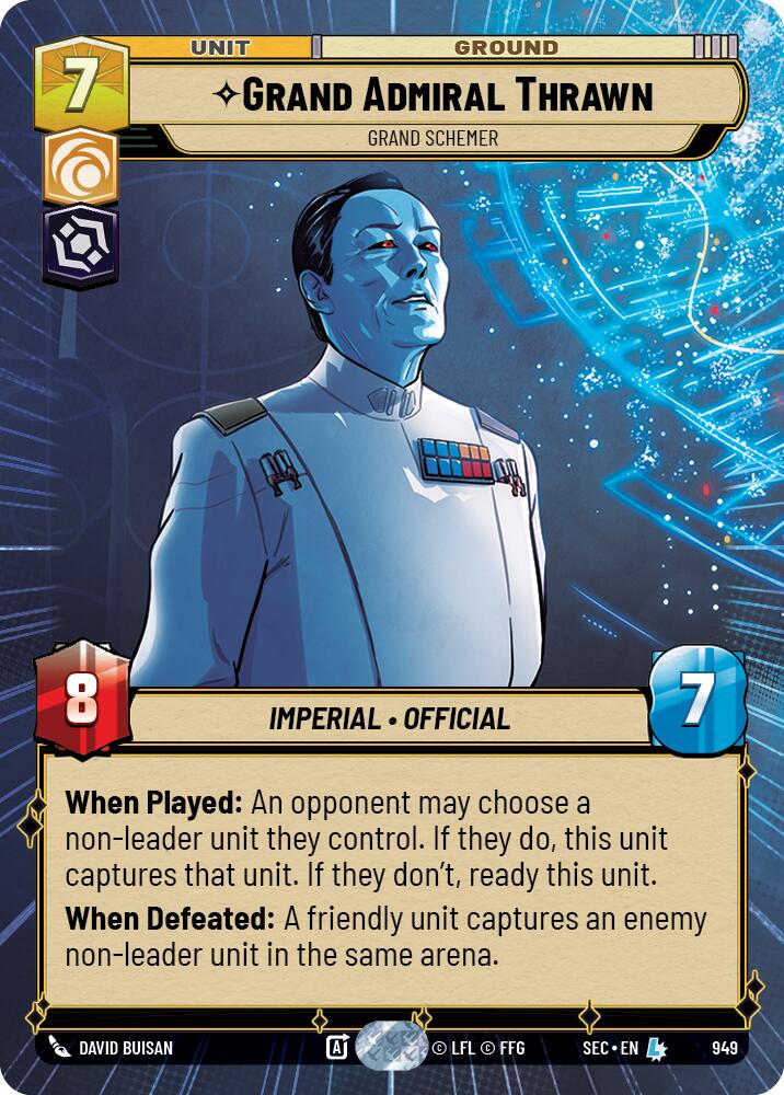 Grand Admiral Thrawn - Grand Schemer (Hyperspace Foil) (949) (949) [Secrets of Power] | Odin's Place