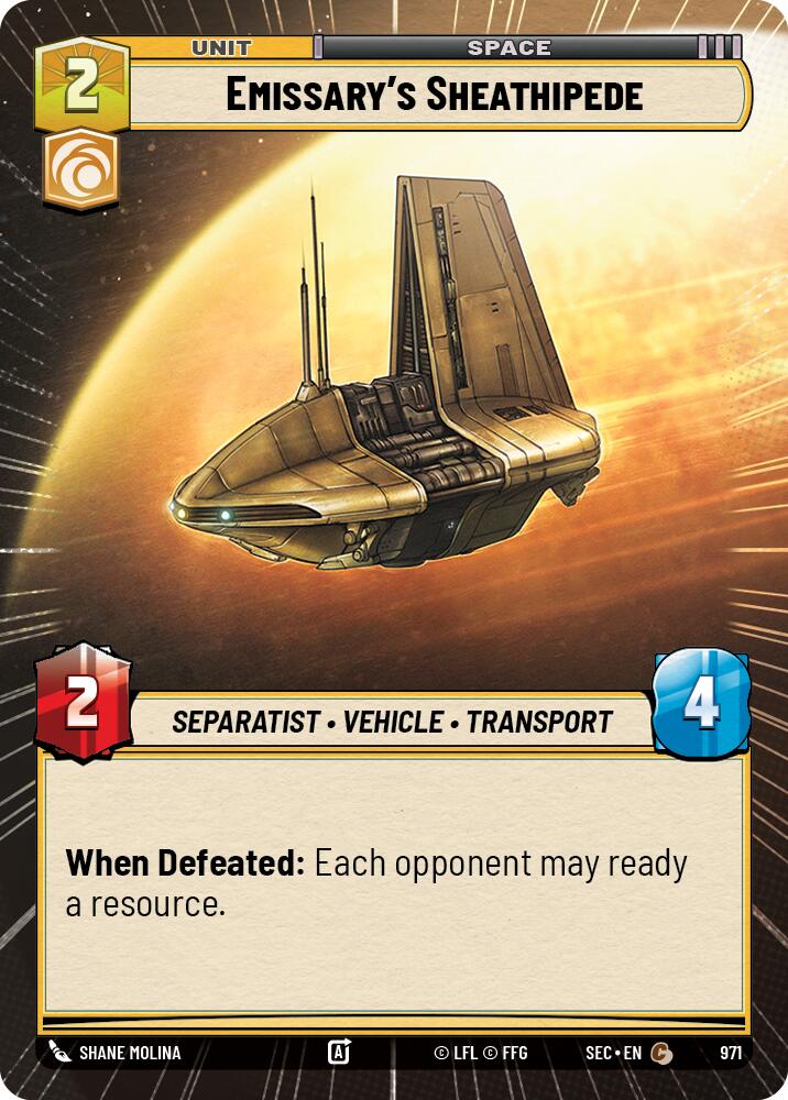 Emissary's Sheathipede (971) (Hyperspace Foil) (971) [Secrets of Power] | Odin's Place
