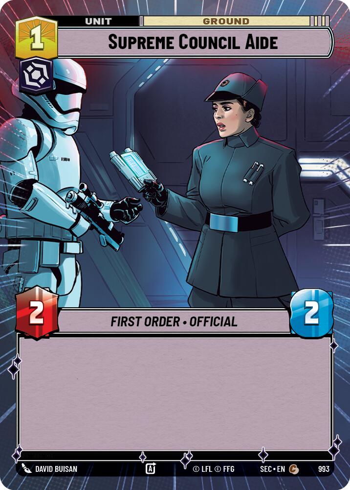 Supreme Council Aide (993) (Hyperspace Foil) (993) [Secrets of Power] | Odin's Place