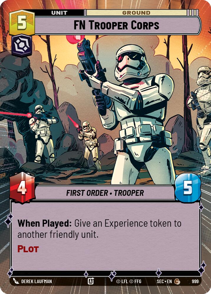 FN Trooper Corps (999) (Hyperspace Foil) (999) [Secrets of Power] | Odin's Place