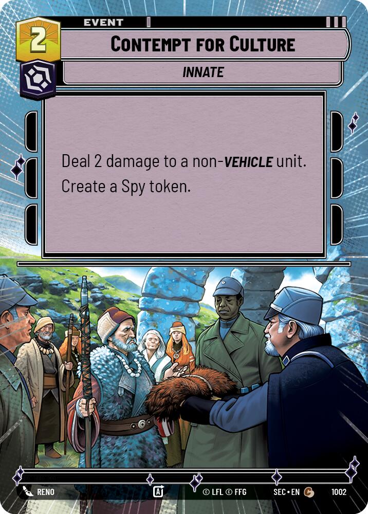 Contempt for Culture (1002) (Hyperspace Foil) (1002) [Secrets of Power] | Odin's Place