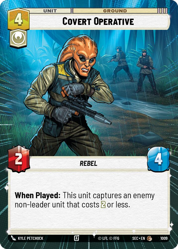 Covert Operative (1009) (Hyperspace Foil) (1009) [Secrets of Power] | Odin's Place