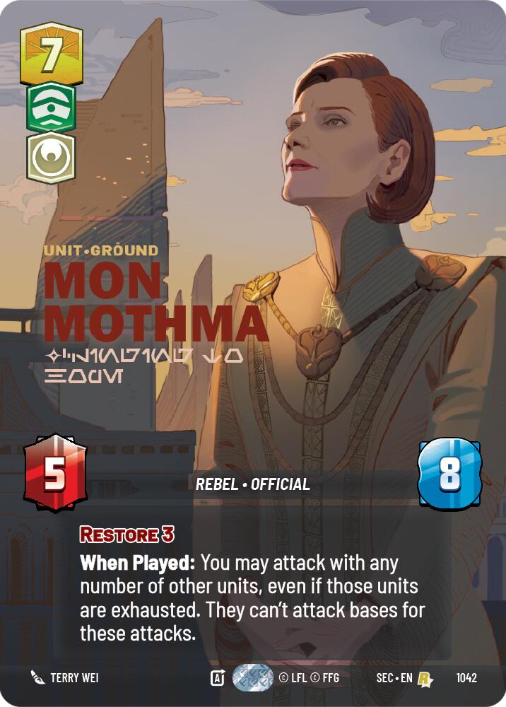 Mon Mothma - Clinging to Hope (Prestige) (1042) (1042) [Secrets of Power] | Odin's Place