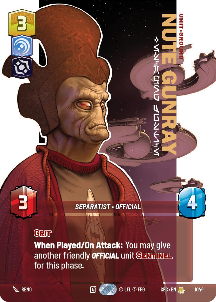 Nute Gunray - Escaping Justice (Prestige) (1044) (1044) [Secrets of Power] | Odin's Place