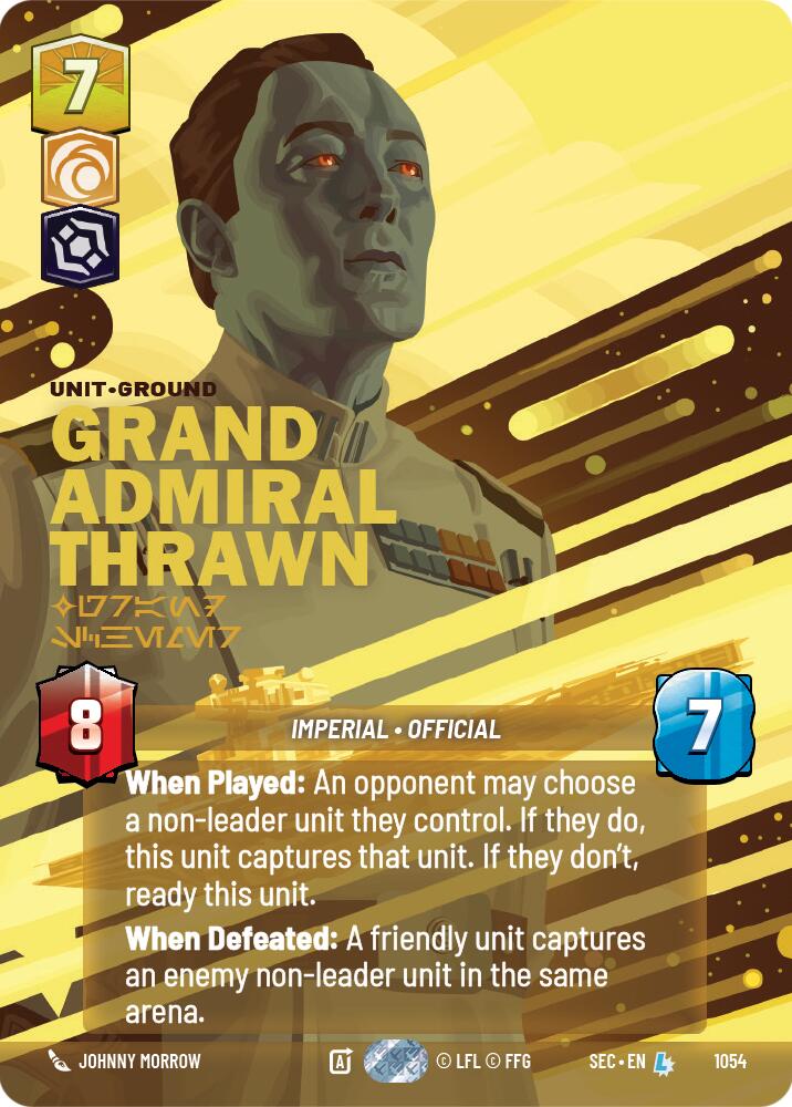 Grand Admiral Thrawn - Grand Schemer (Prestige) (1054) (1054) [Secrets of Power] | Odin's Place