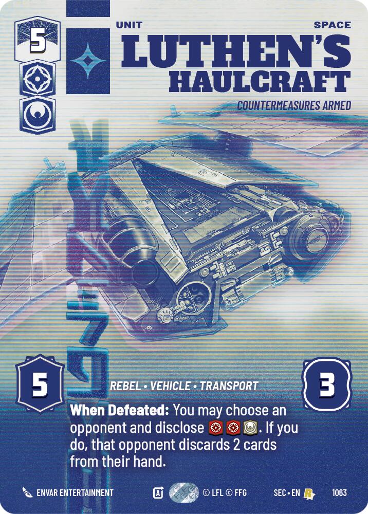 Luthen's Haulcraft - Countermeasures Armed (Prestige) (1063) (1063) [Secrets of Power] | Odin's Place