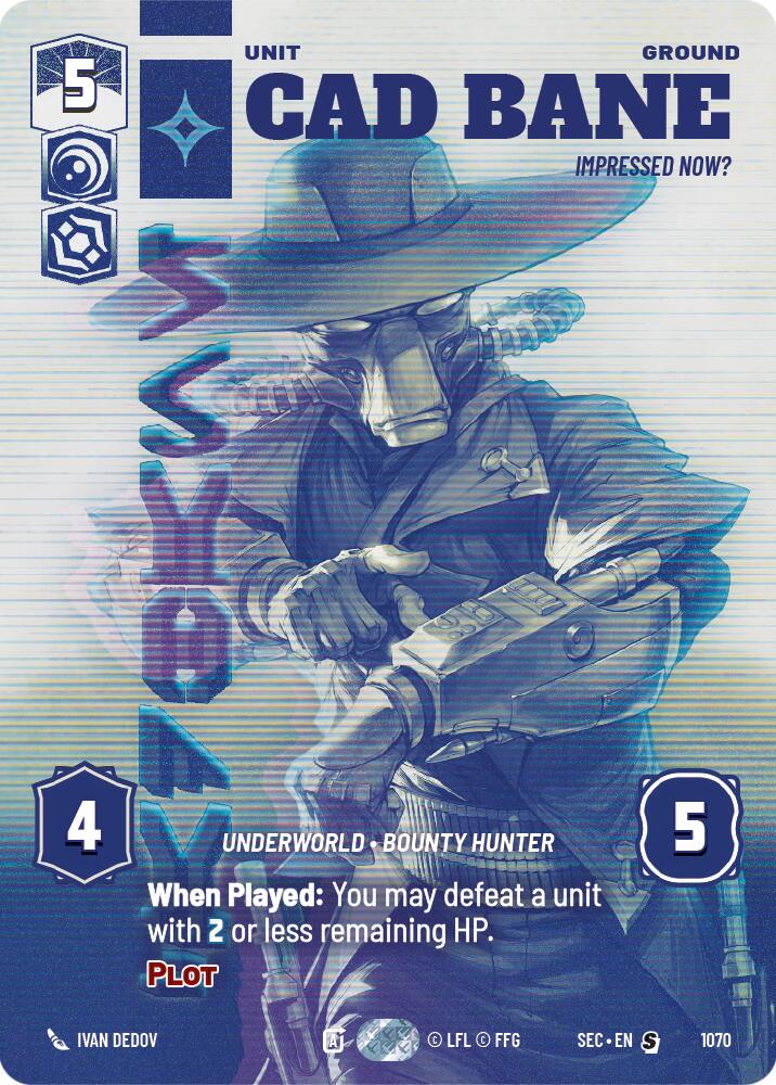 Cad Bane - Impressed Now? (Prestige) (1070) (1070) [Secrets of Power] | Odin's Place