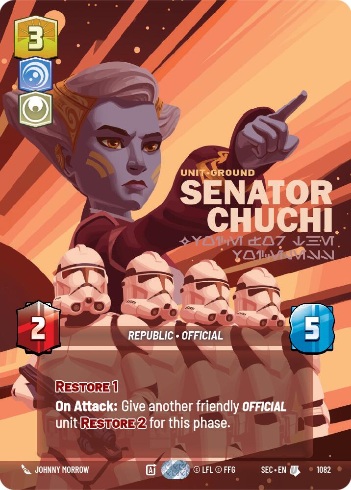 Senator Chuchi - Voice for the Voiceless (Prestige Foil) (1082) (1082) [Secrets of Power] | Odin's Place