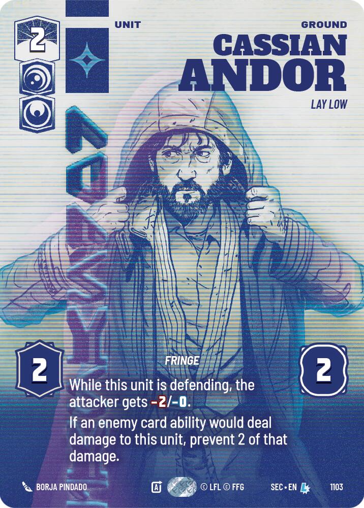 Cassian Andor - Lay Low (Prestige Foil) (1103) (1103) [Secrets of Power] | Odin's Place