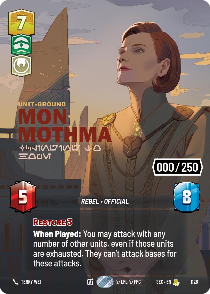 Mon Mothma - Clinging to Hope (Serialized) (1128) (1128) [Secrets of Power] | Odin's Place