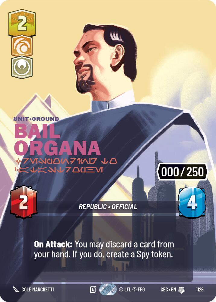 Bail Organa - Responding to Catastrophe (Serialized) (1129) (1129) [Secrets of Power] | Odin's Place